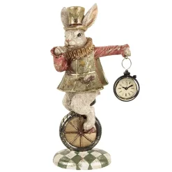 Deko Osterhase Eddie auf Einrad Clayre & Eef Höhe 33 cm