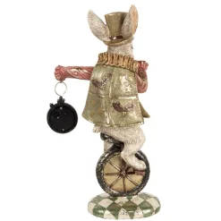 Deko Osterhase Eddie auf Einrad Clayre & Eef Höhe 33 cm