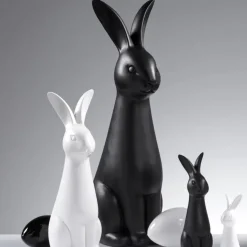 Deko Osterhase groß Cesano schwarz Kaheku Höhe 60 cm