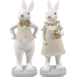 Deko Osterhasen Figuren Jamie und Sarah Clayre & Eef Höhe 20 cm