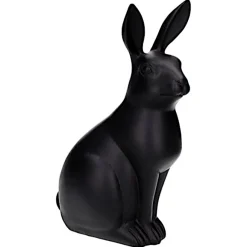 Deko Osterhase schwarz groß Frau Schmidt GiftCompany