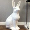 Deko Osterhase weiß groß Frau Schmidt GiftCompany