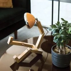 Design Tischlampe MR. WATTSON Lampe orange