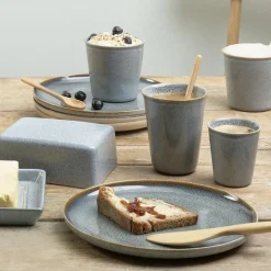 Dessertteller ASA saisons Keramik grau denim D 21 cm