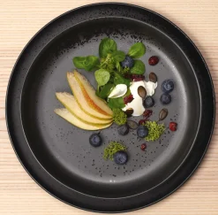 Dessertteller schwarz ASA coppa kuro D 21 cm