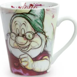 Disney by Egan Porzellan Tasse 7 Zwerge Chef – 380 ml – Künstler-Becher im italienischen Design