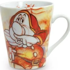 Disney by Egan Porzellan Tasse 7 Zwerge Hatschi – 380 ml – Künstler-Becher im italienischen Design