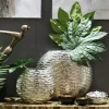 Edelstahl Teelichthalter silber Casablanca