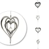 Edelstahl Windspiel Crystal Love Casablanca Länge 120 cm