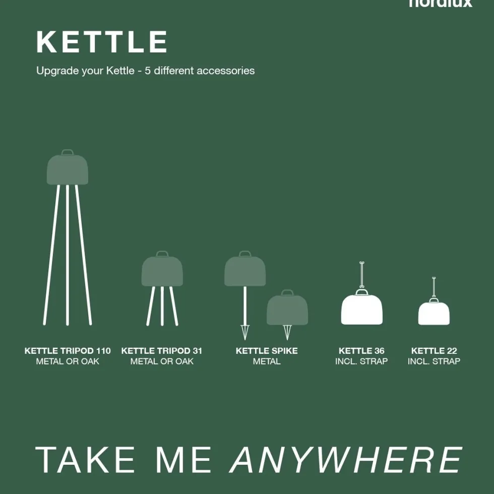 Erdspieß für Gartenlampe Nordlux Kettle