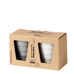 Espressotassen 2er Set Porzellan Twisted