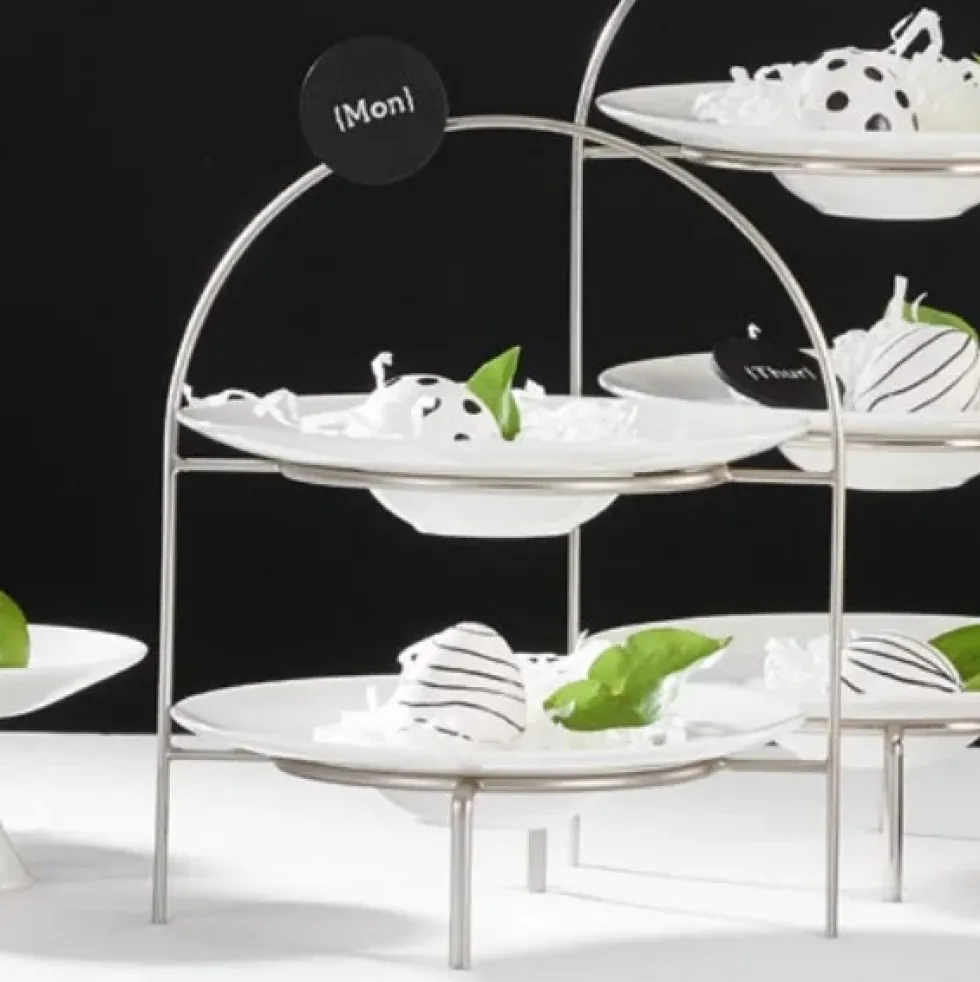 Etagere 3 stöckig 2 stöckig für Dessertteller