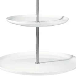 Etagere 3 stufig Keramik weiß ASA H 49 cm
