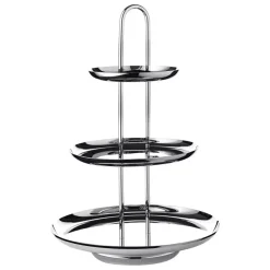 Etagere 3 stufig silber Apus Edzard Höhe 40 cm