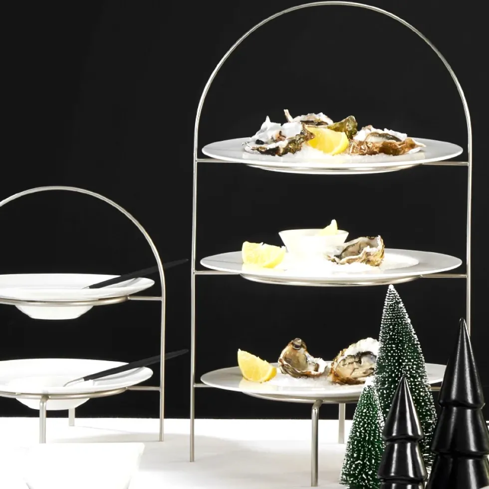 Etagere 3 stufig silber ASA Selection H 49 cm