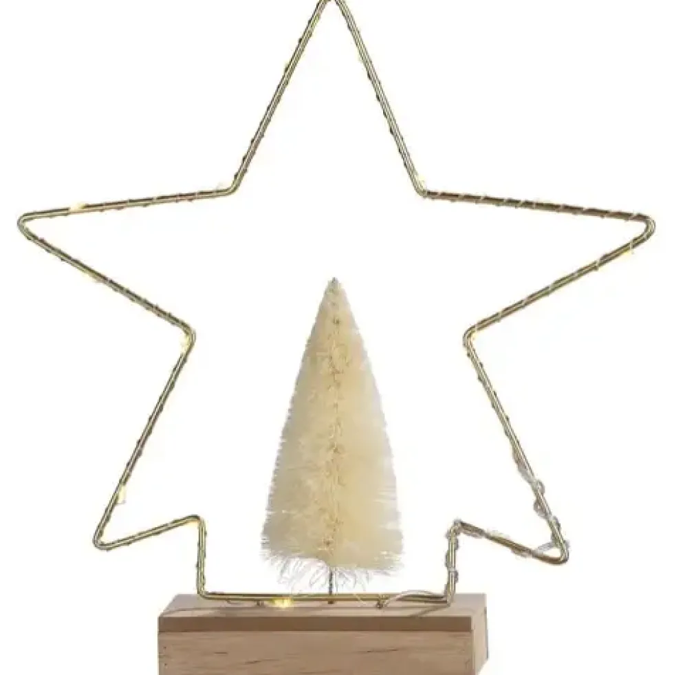 Fensterdeko Weihnachten beleuchteter LED Stern Casablanca Höhe 28 cm