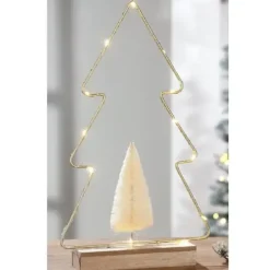 Fensterdeko Weihnachten beleuchtet LED Tannenbaum Casablanca Höhe 35 cm