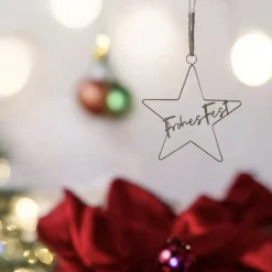 Fensterdeko Weihnachten hängend Stern Werner Voß