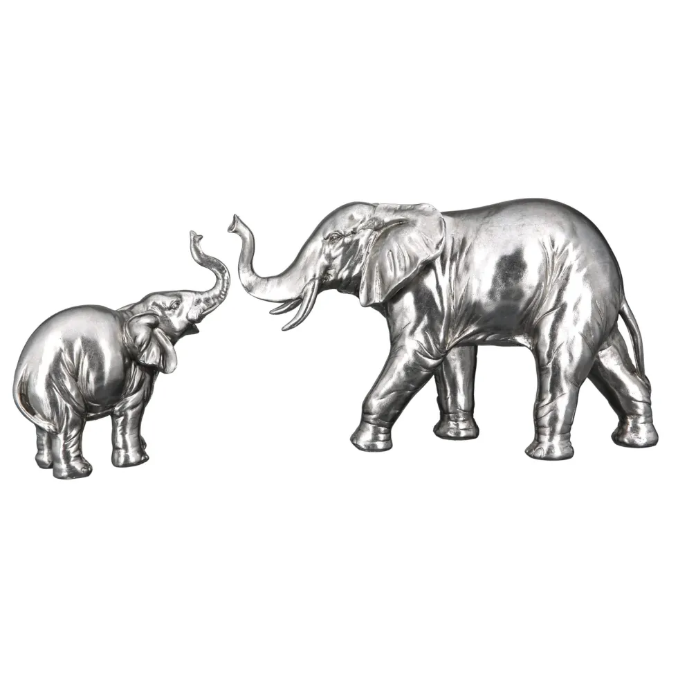 Figur Elefant Jumbo silber Casablanca