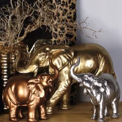 Figur Elefant Jumbo silber Casablanca