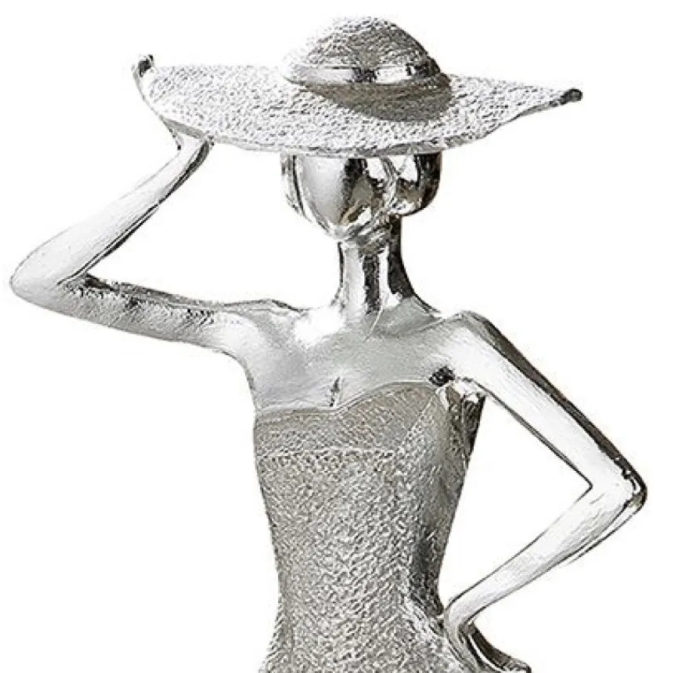 Figuren Lady Diva mit Hut 2er Set Höhe 30 cm