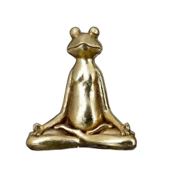 Figur Yoga Frosch gold Achim Casablanca