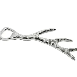 Flaschenöffner GEWEIH Edzard versilbert Länge 15 cm
