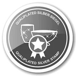 Flaschenkühler silber Calo – inklusive 6 Glashalter – Edzard Höhe 21 cm