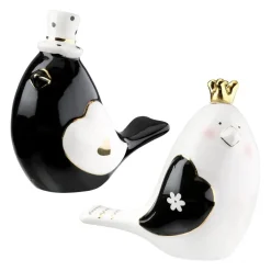 Frühlingsdeko Vogelpaar 2er Set Frida und Friedrich H 9 cm