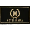 Fußmatte Kokosmatte außen Hotel Mama schwarz GiftCompany 75×45 cm