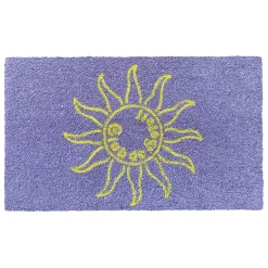 Fußmatte Kokosmatte Club de Soleil lila GiftCompany 45×75 cm