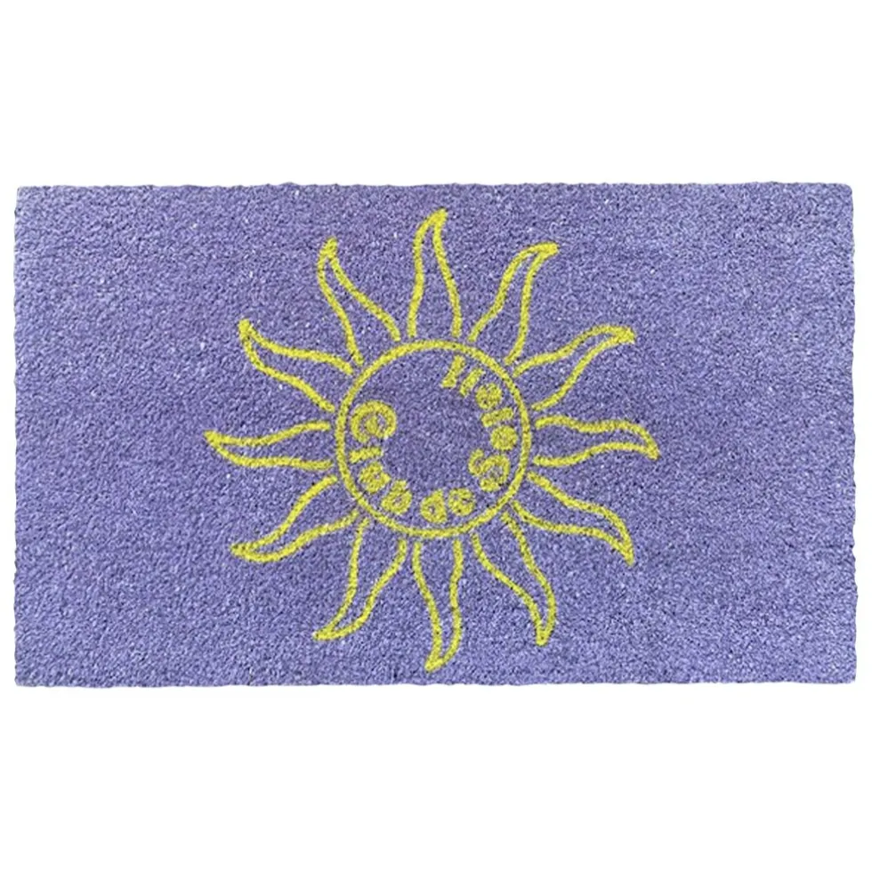 Fußmatte Kokosmatte Club de Soleil lila GiftCompany 45×75 cm