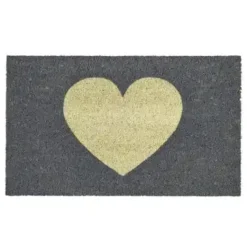 Fußmatte Kokosmatte Herz GiftCompany 75×45 cm
