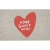Fußmatte Kokosmatte Home Sweet Home grau GiftCompany 45×75 cm