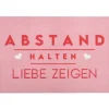 Fußmatte waschbar Abstand halten, Liebe zeigen GiftCompany 50×75 cm