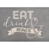 Fußmatte waschbar Eat, Drink & Reunite GiftCompany 50×75 cm