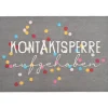Fußmatte waschbar Kontaktsperre GiftCompany 50×75 cm