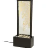 Gartenbrunnen Wasserwand Blumendesign Macarena Höhe 121 cm