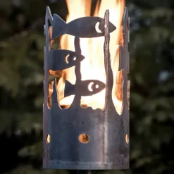 Gartenfackel Fische Höhe 30 cm – ohne Stiel