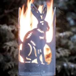 Gartenfackel Hase Höhe 30 cm – ohne Stiel