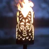 Gartenfackel Lieber Wolf Höhe 30 cm – ohne Stiel