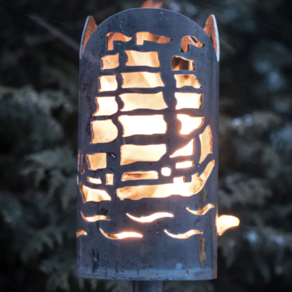 Gartenfackel Schiff Höhe 30 cm – ohne Stiel