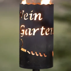 Gartenfackel Weingarten Höhe 30 cm – ohne Stiel