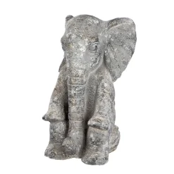 Gartenfigur Elefantenpaar 2er Set Ella und Eddi