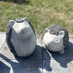 Gartenfigur Igel Schiefer H 27 cm