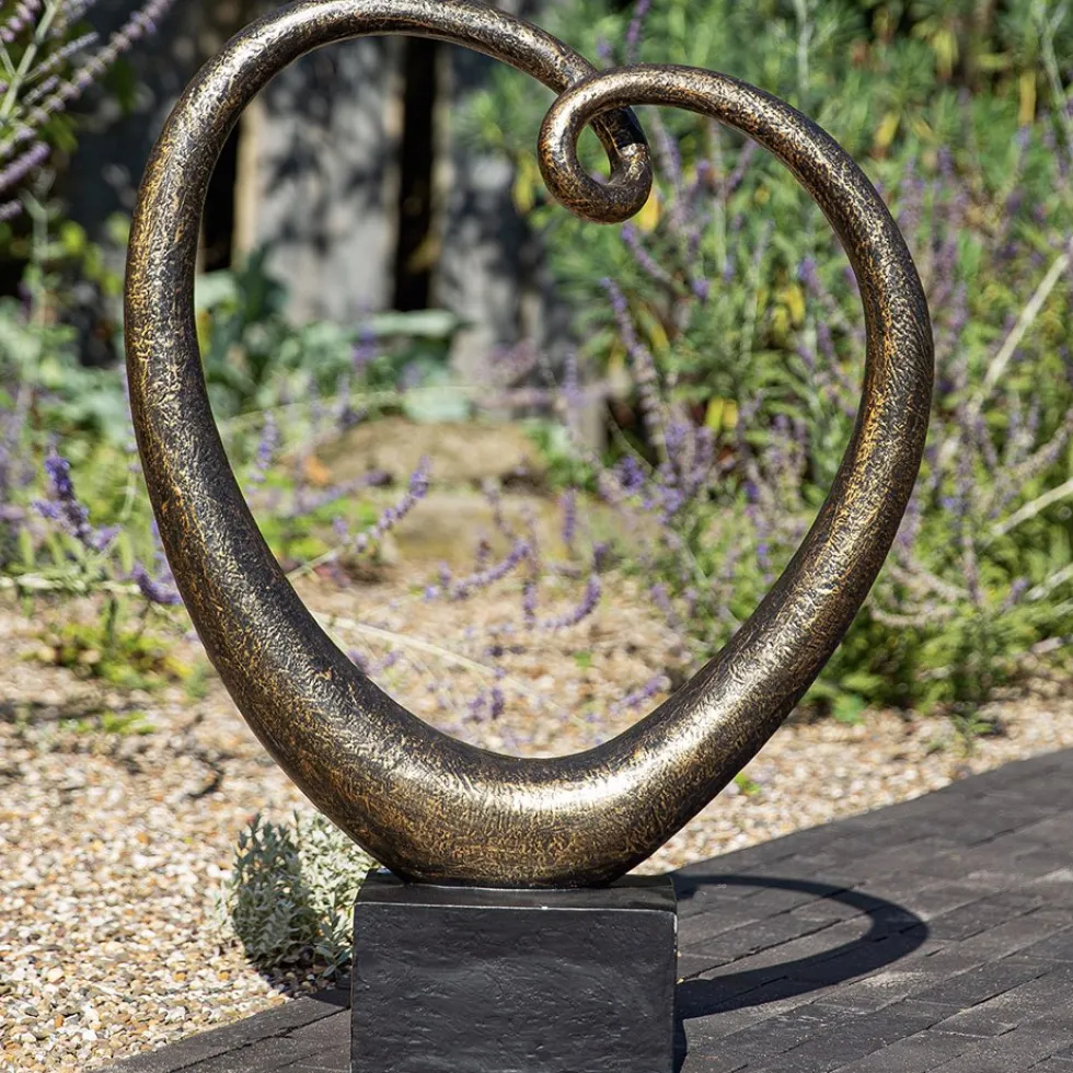 Gartenskulptur Relaxing bronze Höhe 68 cm