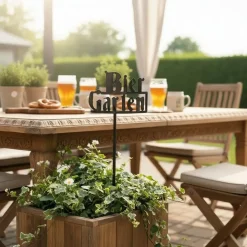 Gartenstecker Biergarten Höhe 109 cm