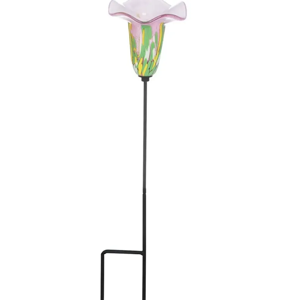 Gartenstecker Glas Blumen