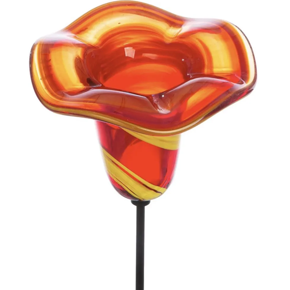 Gartenstecker Glas Blumen