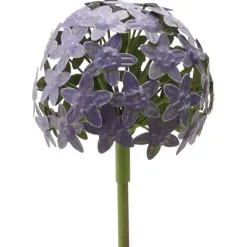 Gartenstecker Metall ALLIUM lila Höhe 116 cm